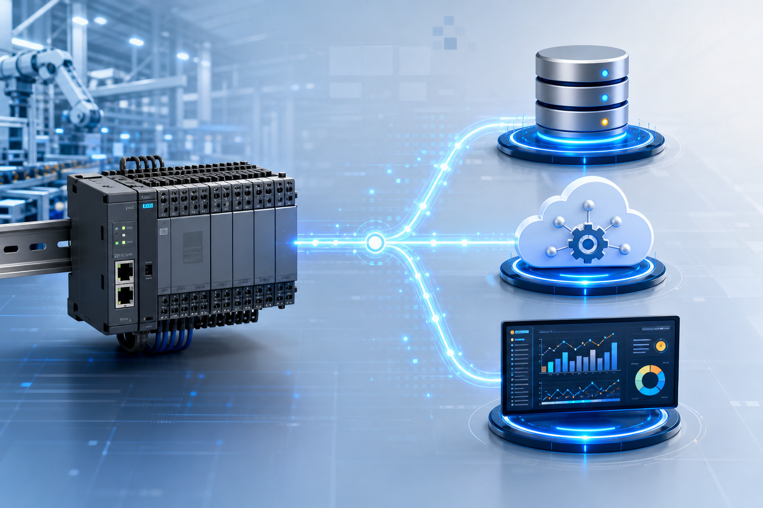 PLC To Database, API and Report Software
